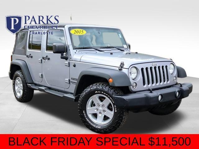 used 2015 Jeep Wrangler Unlimited car, priced at $11,500