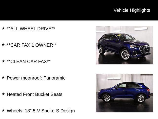 used 2025 Audi Q3 car, priced at $33,431
