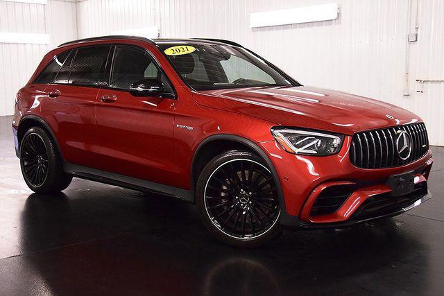 used 2021 Mercedes-Benz AMG GLC 63 car, priced at $53,395