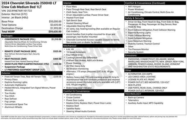 used 2024 Chevrolet Silverado 2500 car, priced at $49,578