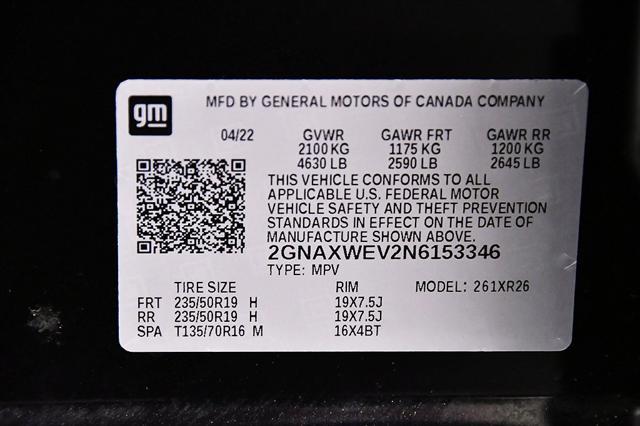 used 2022 Chevrolet Equinox car, priced at $25,586