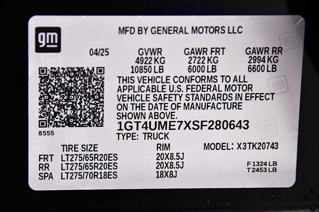 new 2025 GMC Sierra 2500 car, priced at $68,730