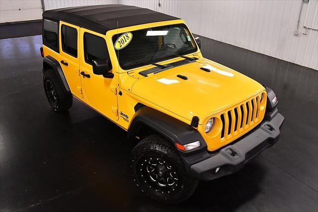 used 2018 Jeep Wrangler Unlimited car, priced at $26,989