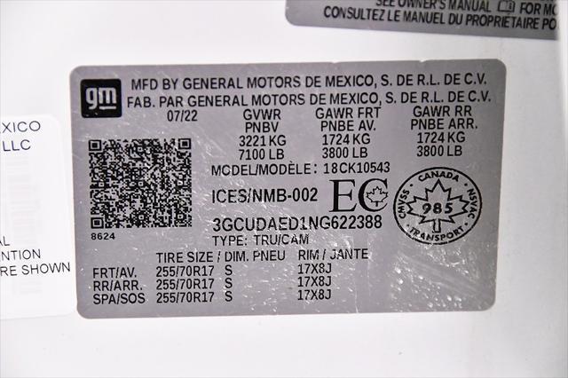 used 2022 Chevrolet Silverado 1500 car, priced at $38,471