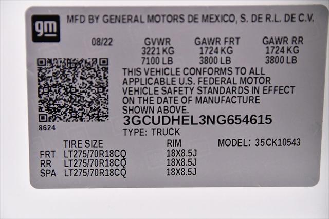 used 2022 Chevrolet Silverado 1500 car, priced at $59,140