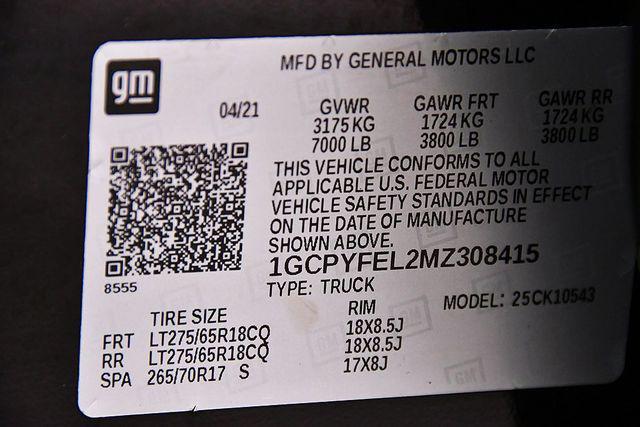 used 2021 Chevrolet Silverado 1500 car, priced at $37,565