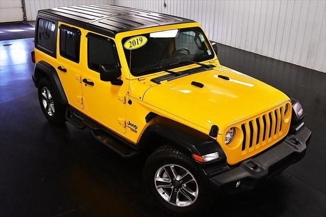 used 2019 Jeep Wrangler Unlimited car, priced at $23,243