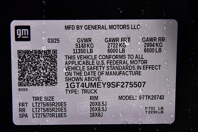 new 2025 GMC Sierra 2500 car, priced at $78,815