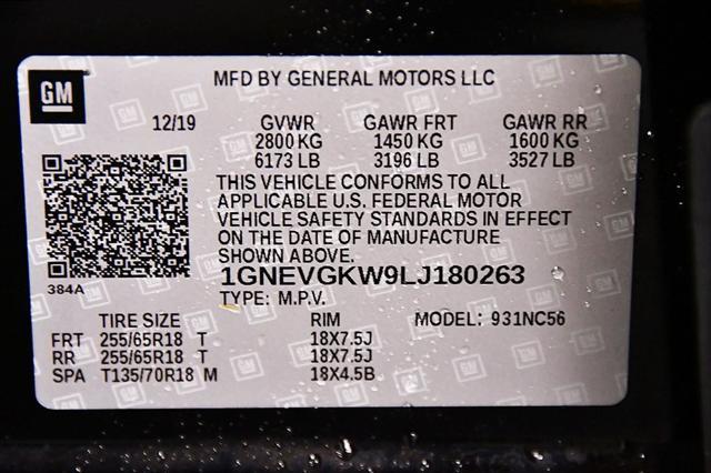 used 2020 Chevrolet Traverse car, priced at $27,790