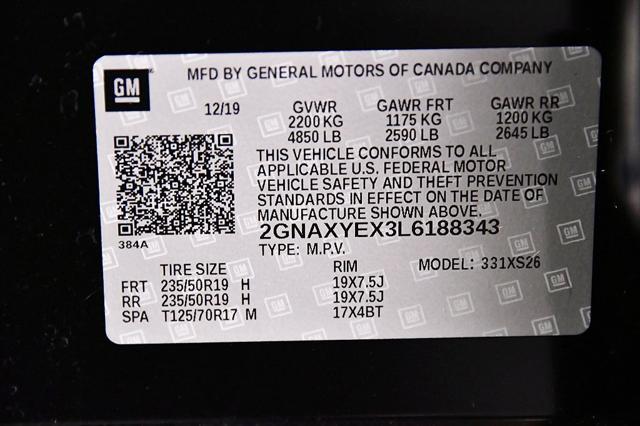 used 2020 Chevrolet Equinox car, priced at $21,137