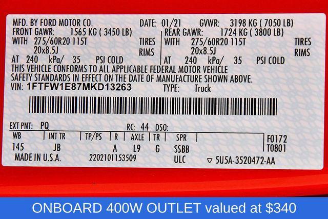 used 2021 Ford F-150 car, priced at $32,448