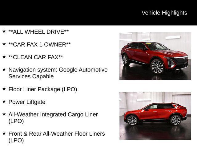 used 2024 Cadillac LYRIQ car, priced at $42,891