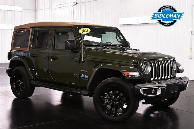 used 2021 Jeep Wrangler Unlimited car, priced at $35,198