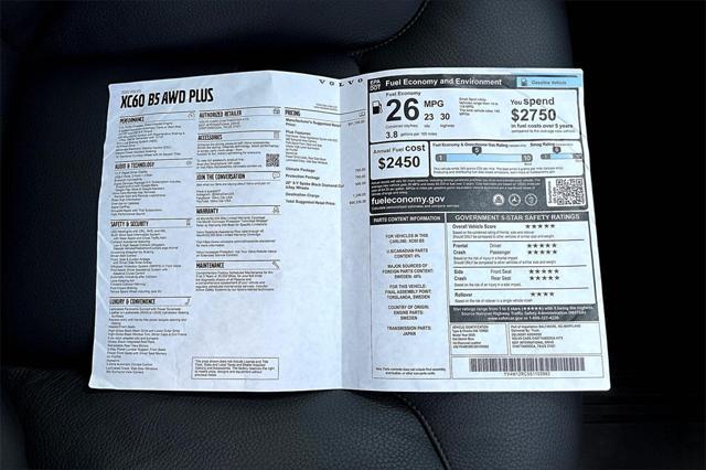 used 2025 Volvo XC60 car, priced at $55,335