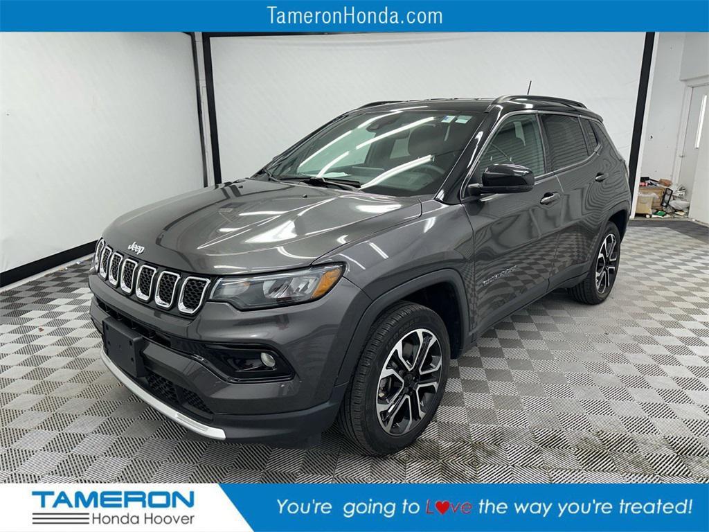 used 2023 Jeep Compass car, priced at $19,012