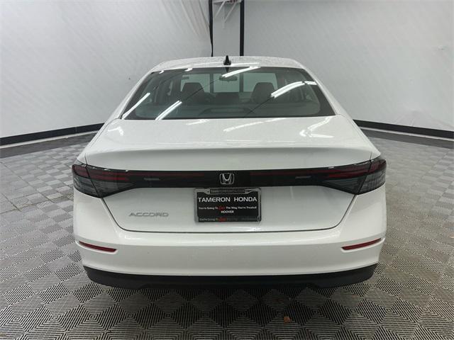 new 2025 Honda Accord car, priced at $32,110