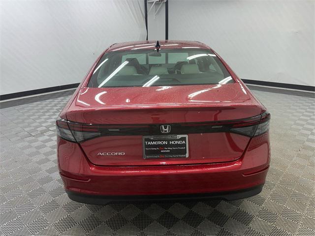 new 2025 Honda Accord car, priced at $32,110