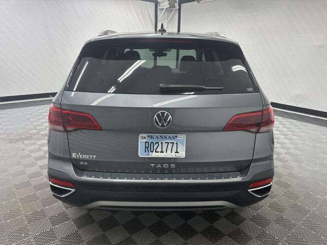 used 2023 Volkswagen Taos car, priced at $19,296