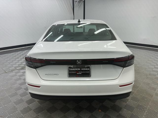 new 2025 Honda Accord car, priced at $32,165