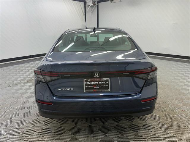 new 2025 Honda Accord car, priced at $31,655