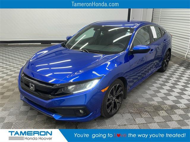 used 2021 Honda Civic car, priced at $19,999