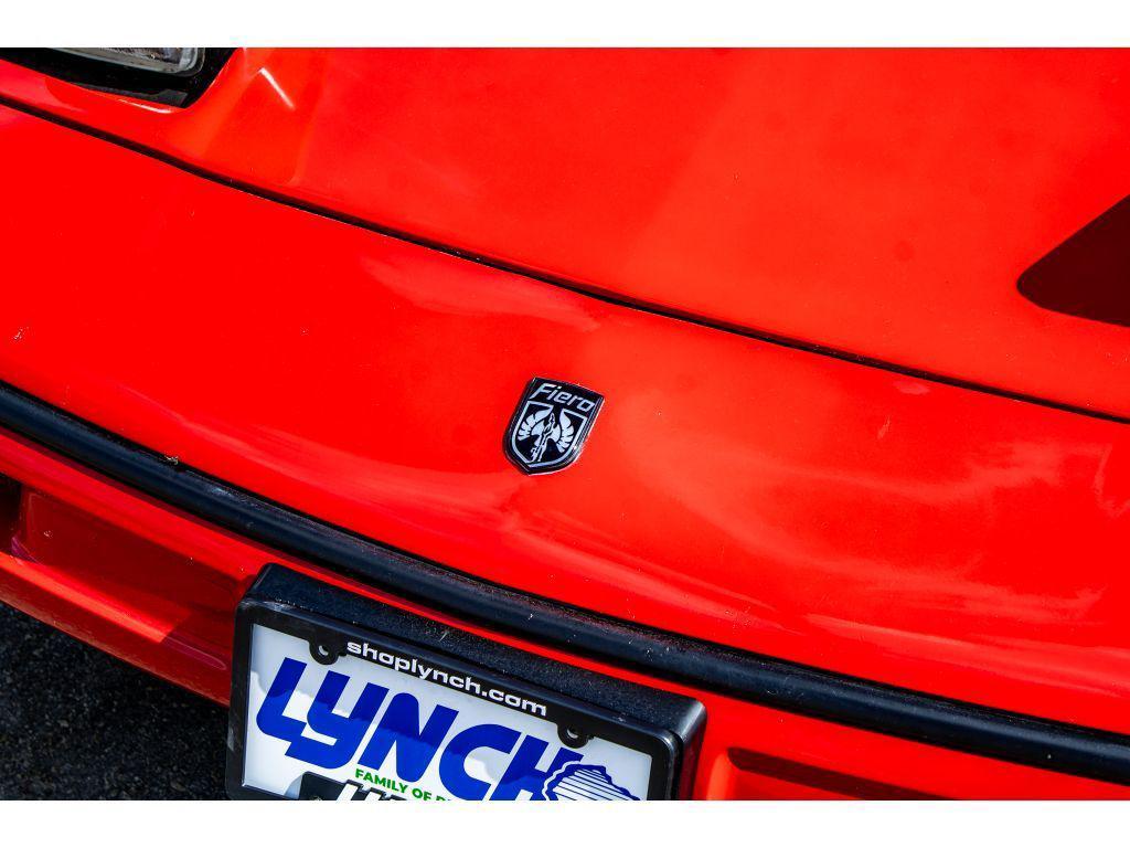 used 1988 Pontiac Fiero car, priced at $8,999