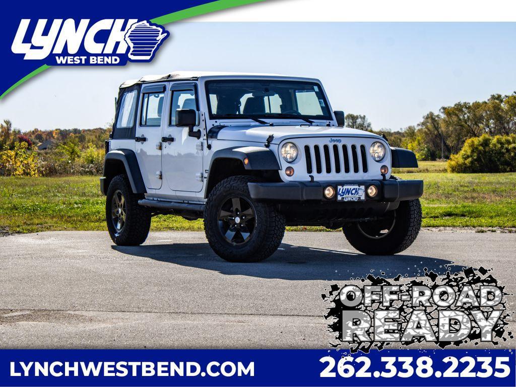 used 2015 Jeep Wrangler Unlimited car, priced at $17,999