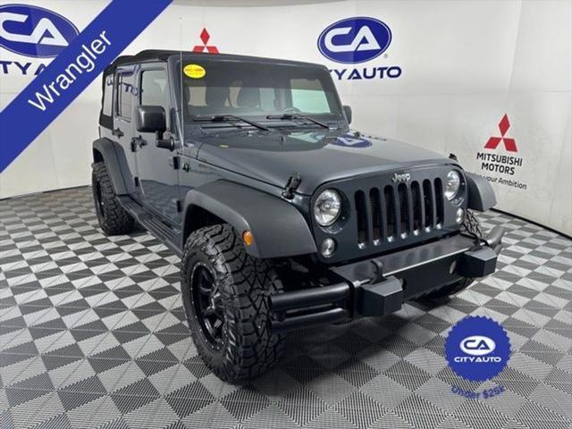 used 2016 Jeep Wrangler Unlimited car, priced at $23,450