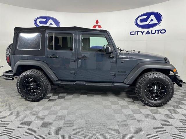 used 2016 Jeep Wrangler Unlimited car, priced at $23,450