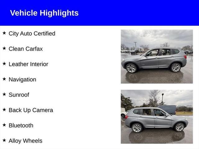 used 2017 BMW X3 car, priced at $15,710