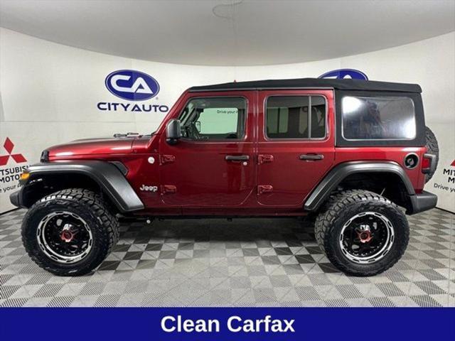 used 2021 Jeep Wrangler Unlimited car, priced at $32,980