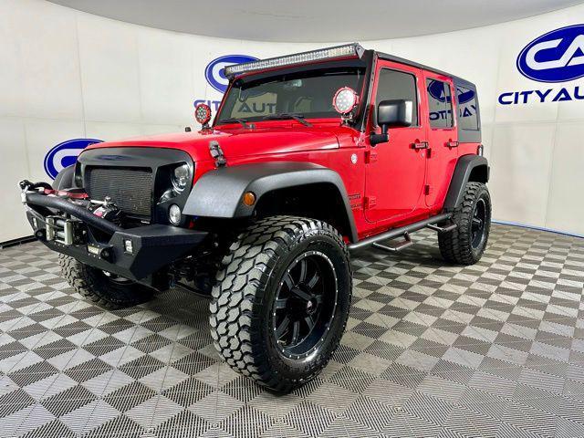 used 2015 Jeep Wrangler Unlimited car, priced at $21,995