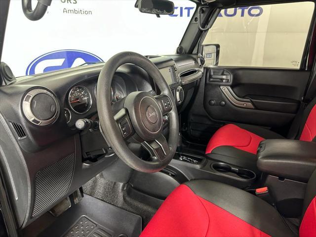 used 2014 Jeep Wrangler Unlimited car, priced at $17,880