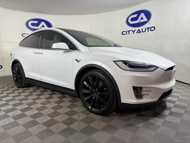 used 2020 Tesla Model X car, priced at $36,986