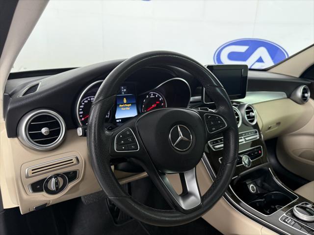 used 2018 Mercedes-Benz C-Class car, priced at $15,990