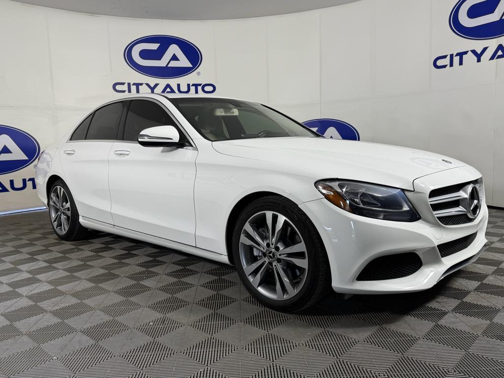used 2018 Mercedes-Benz C-Class car, priced at $15,990