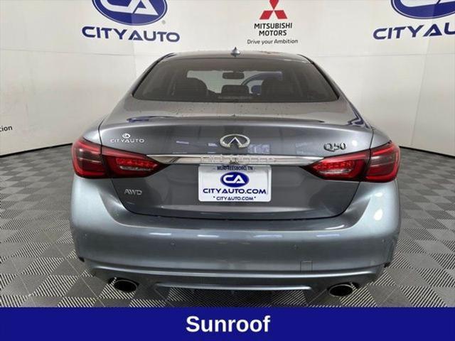 used 2021 INFINITI Q50 car, priced at $27,510