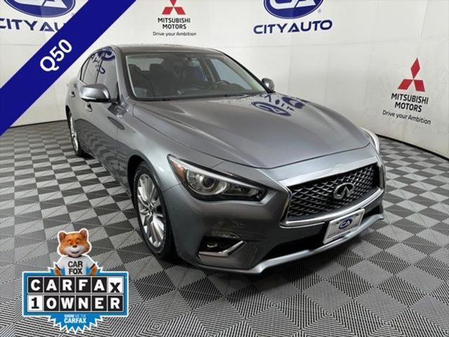 used 2021 INFINITI Q50 car, priced at $27,510