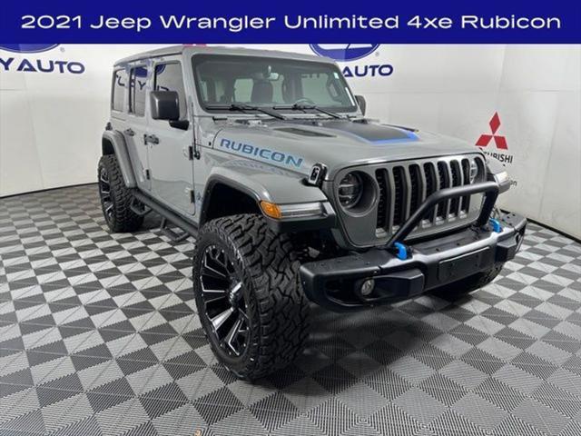 used 2021 Jeep Wrangler Unlimited 4xe car, priced at $34,700