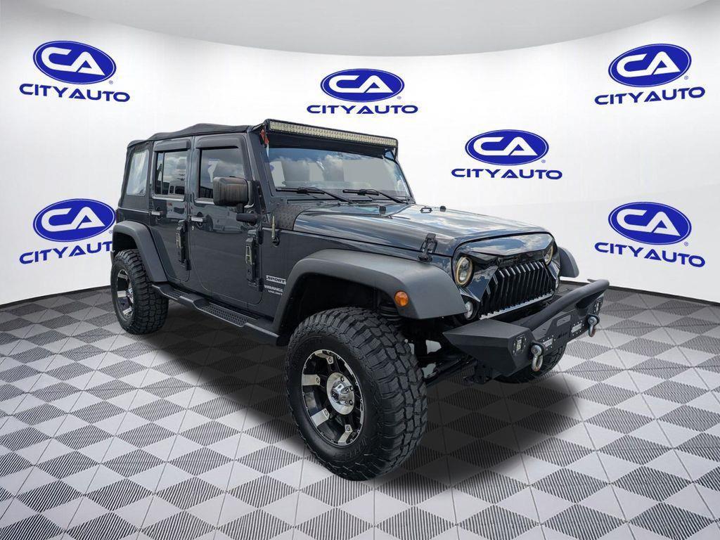 used 2017 Jeep Wrangler Unlimited car, priced at $20,426