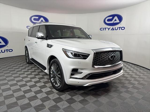 used 2021 INFINITI QX80 car, priced at $37,200