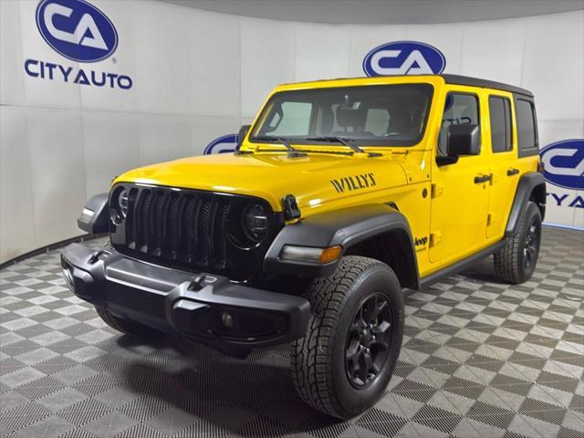 used 2021 Jeep Wrangler car, priced at $27,885