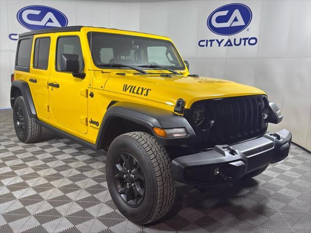 used 2021 Jeep Wrangler car, priced at $27,885