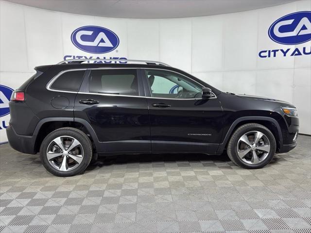 used 2021 Jeep Cherokee car, priced at $19,662