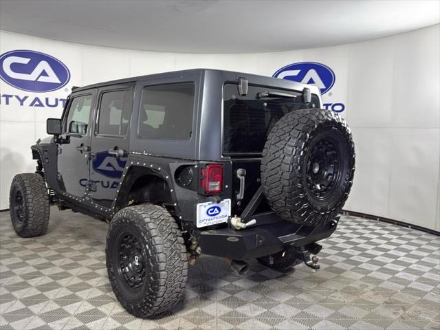 used 2014 Jeep Wrangler Unlimited car, priced at $17,500