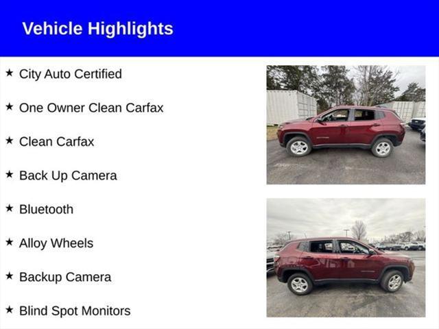 used 2022 Jeep Compass car, priced at $19,970