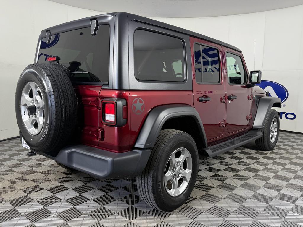 used 2021 Jeep Wrangler Unlimited car, priced at $31,800