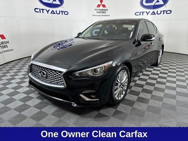 used 2021 INFINITI Q50 car, priced at $26,710