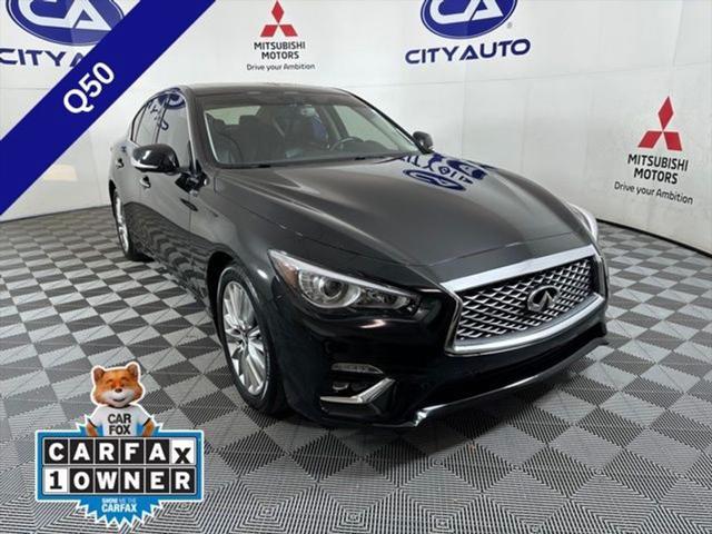 used 2021 INFINITI Q50 car, priced at $26,710