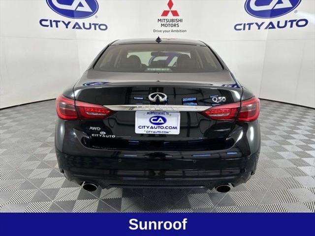 used 2021 INFINITI Q50 car, priced at $26,710